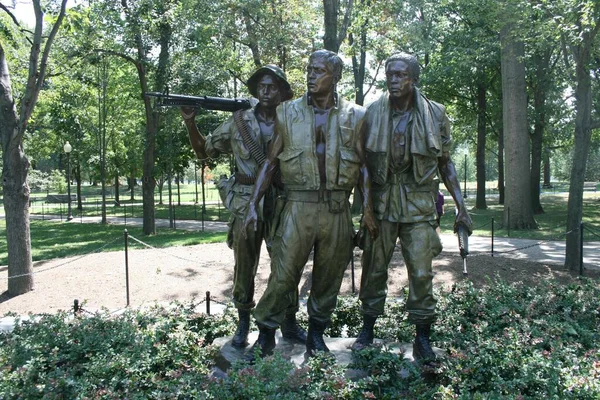 Landscape Shot Vietnam Veterans Memorial Washington Usa — Stock Photo, Image