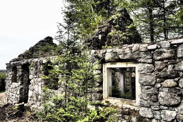 Старий Покинутий Зруйнований Будинок Галіфаксі Канада — стокове фото