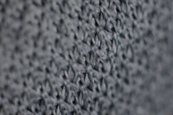 Closeup Shot Woven Gray Wool Fabric — Stock Photo, Image
