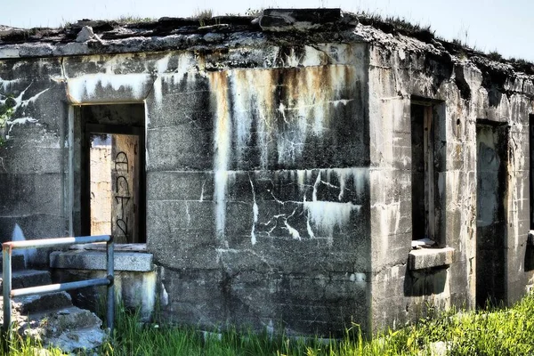 Closeup Old Abandoned Building Halifax Sunny Summer Day — Stock Photo, Image