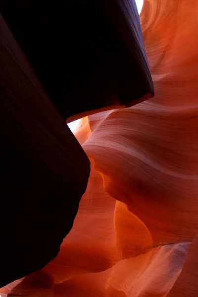 Colpo Verticale Colorati Dettagli Strutturati Canyon Perfetto Carta Parati Mobile — Foto Stock