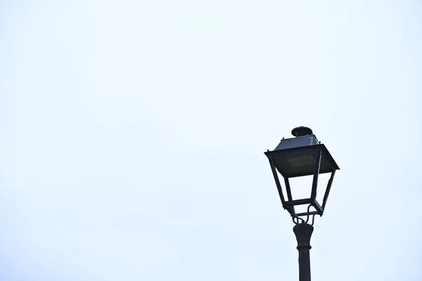 Вулична Лампа Ізольованому Білому Тлі Ідеально Підходить Шпалер — стокове фото
