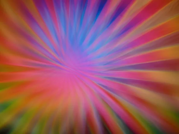 Una Ilustración Rayos Luz Refractados Colores Que Cruzan Entre — Foto de Stock