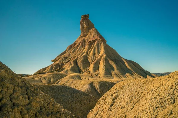 Regione Naturale Semi Desertica Bardenas Reales Badlands Spagna — Foto Stock