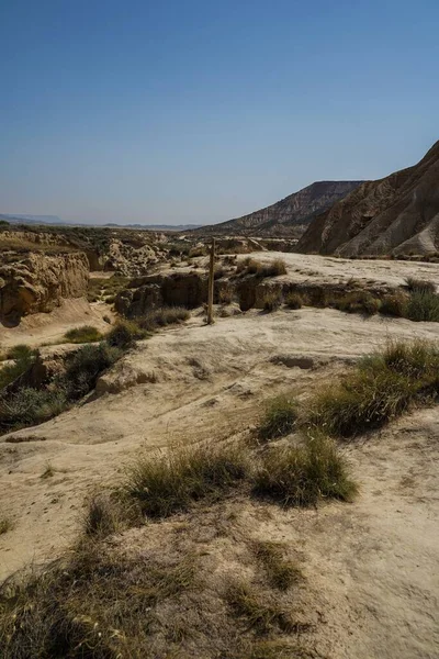 Paysage Bardenas Reales Parc National Navarre Espagne — Photo