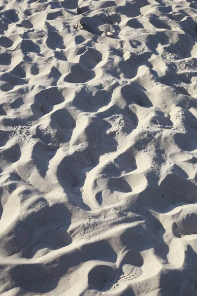 High Angle Shot Wavy Sand Sunlight — Stock Photo, Image