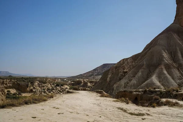 Landcape Bardenas Reales Parque Nacional Navarra Espanha — Fotografia de Stock