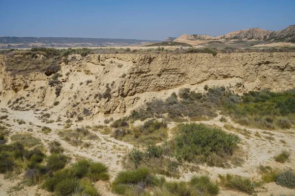 Paysage Bardenas Reales Parc National Navarre Espagne — Photo