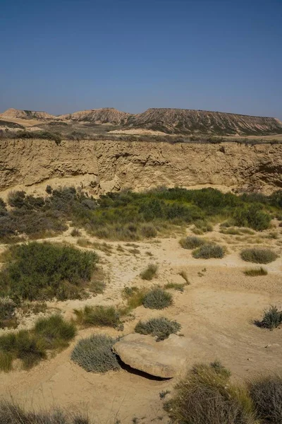 Paysage Bardenas Reales Parc National Navarre Espagne — Photo