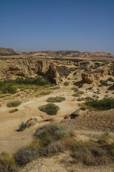 Paysage Bardenas Reales Parc National Navarre Espagne — Photo