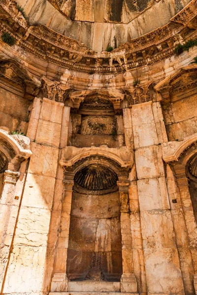 Ερείπια Του Ρωμαϊκού Ναού Μπάαλμπεκ Στο Μπάαλμπεκ Του Λιβάνου Ήταν — Φωτογραφία Αρχείου