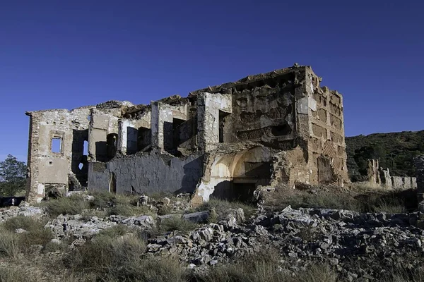 Ruinas Una Ermita Cerca Belchite — Φωτογραφία Αρχείου