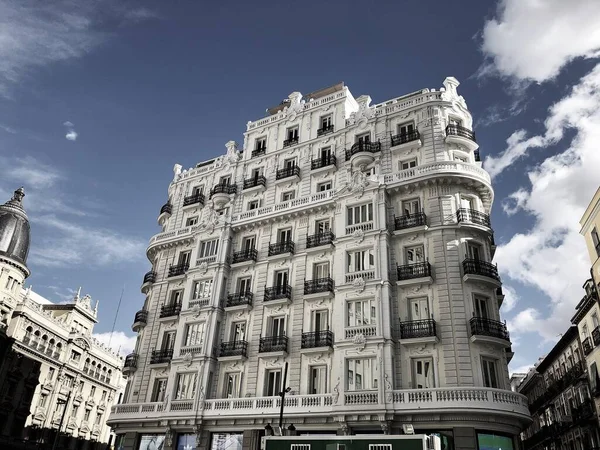 Madrid España Sep 2019 Edificio Centro Capital Madrid —  Fotos de Stock