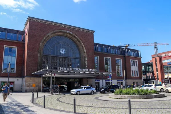 Kiel Alemanha Junho 2020 Kiel Alemanha Junho 2020 Estação Ferroviária — Fotografia de Stock