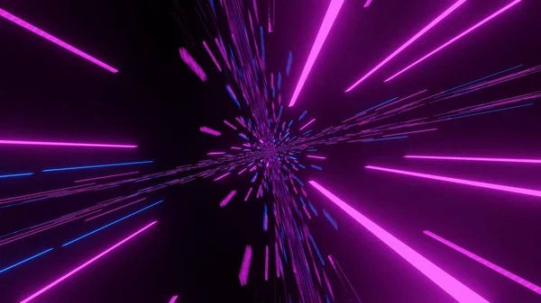 Een Weergave Van Kleurrijke Laserlichten Perfect Voor Digitale Achtergrond — Stockfoto