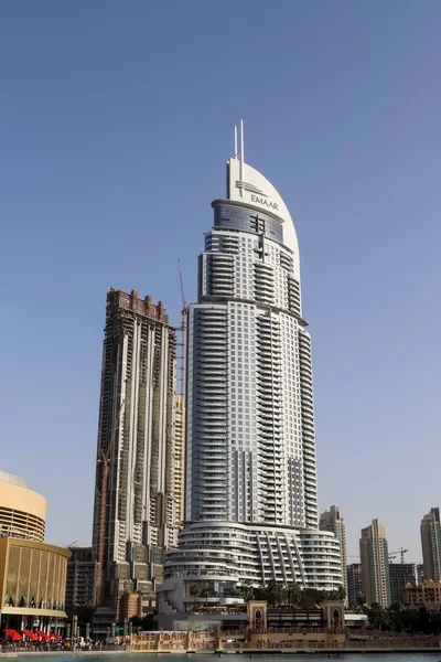 Dubai United Arab Emirates Feb 2020 Luxury Modern Skyscrapers Center — Stock Photo, Image