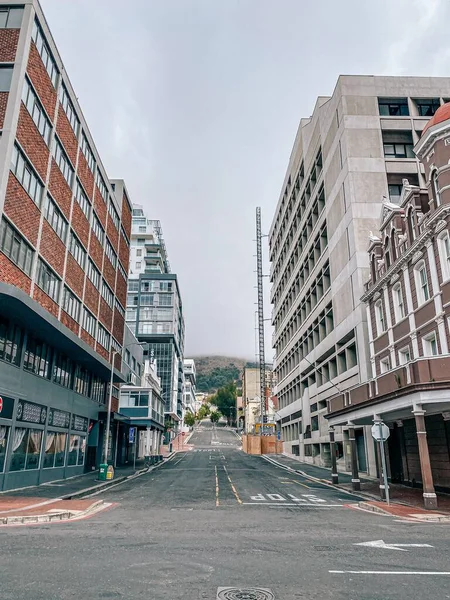 Coronavirus Kilitlemesi Sırasında Cape Town Leeuwen Caddesi 2020 — Stok fotoğraf