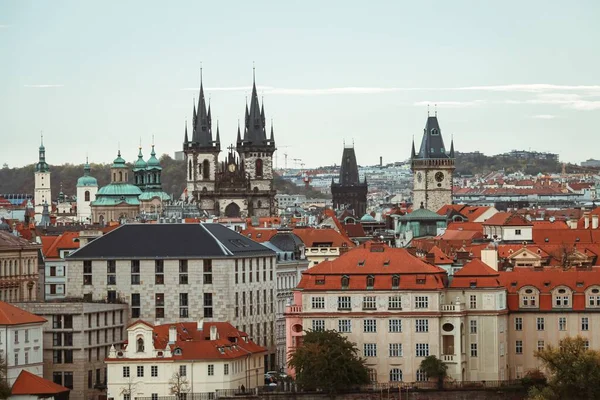 Skyline Von Prag Großartige Aussicht — Stockfoto