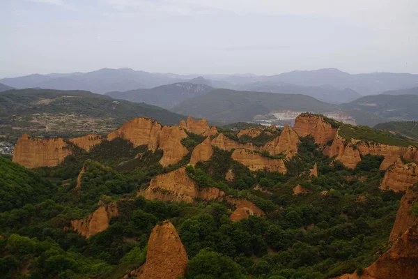 Una Increíble Toma Del Cañón Del Mirador Orellan España — Foto de Stock