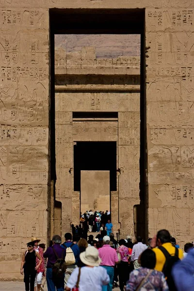 Luxor Egypt Apr 2008 Zicht Luxor Tempel Egypte — Stockfoto