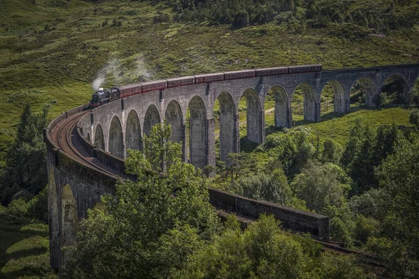 Famoso Trem Dos Filmes Harry Potter — Fotografia de Stock