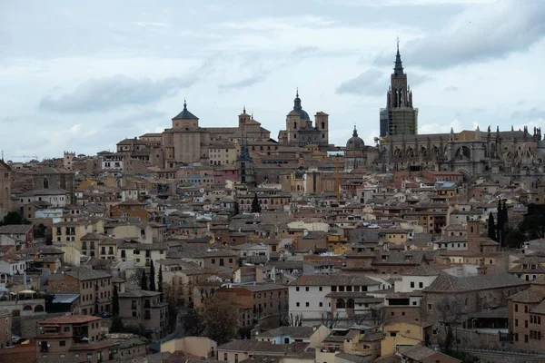 Чудове Стародавнє Місто Толедо Іспанії — стокове фото