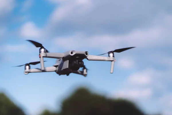 München Juli 2020 Drohnenflug Stadtpark Dji Mavic Air Der Luft — Stockfoto