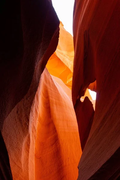 Las Hermosas Cuevas Onduladas Del Antelope Canyon Arizona —  Fotos de Stock