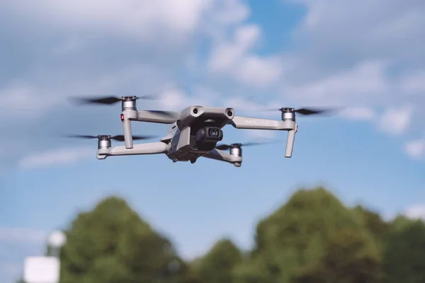 München Juli 2020 Drohnenflug Stadtpark Dji Mavic Air Der Luft — Stockfoto