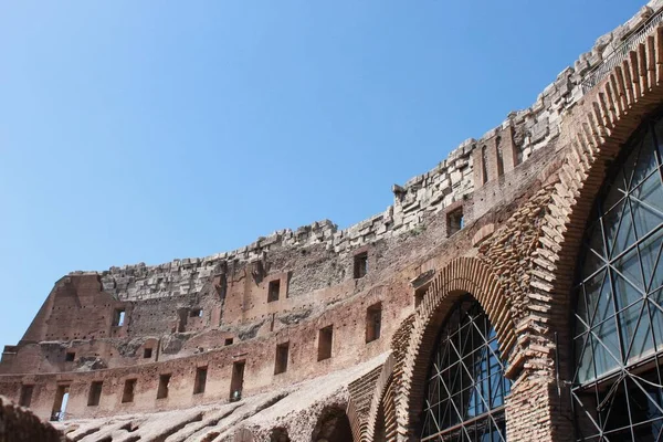 Руины Колизея Риме Италия — стоковое фото