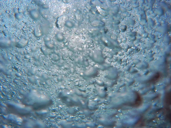 Primer Plano Burbujas Agua — Foto de Stock
