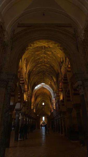 Crdoba Hiszpania Lutego 2020 Słynny Historyczny Meczet Cordoba Andaluzja Hiszpania — Zdjęcie stockowe
