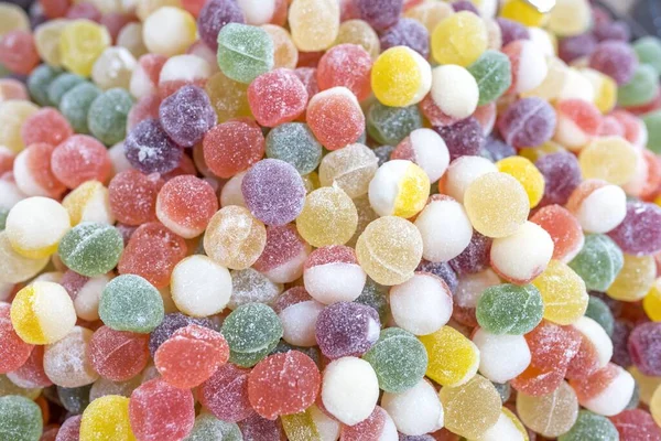 Een Close Shot Van Heerlijke Gummy Snoepjes Een Banketbakkerij — Stockfoto