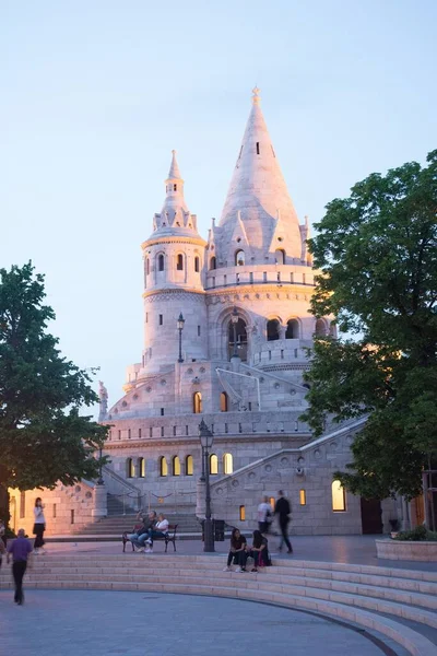 Budapest Hungary Apr 2019 Fisherman Bastion One Most Beautiful Places — стоковое фото