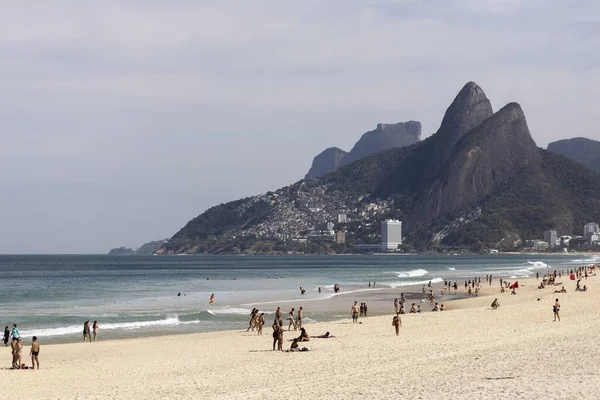 Rio Janeiro Brazil Temmuz 2020 Rio Janeiro Ipanema Leblon Plajları — Stok fotoğraf