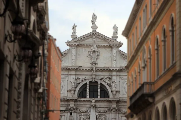 Bela Igreja Católica Romana Chiesa San Mois Veneza Itália — Fotografia de Stock