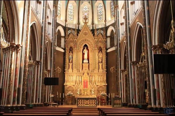 Interior Igreja Sagrado Coração Bilbau Espanha — Fotografia de Stock