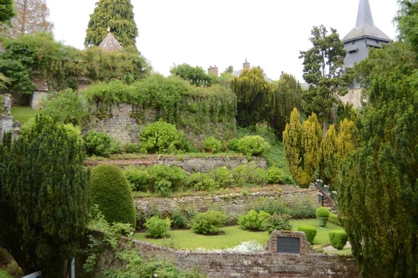 Beautiful Shot Path Henry Sidamer Gardens Gerberoy Village France — Stock Photo, Image