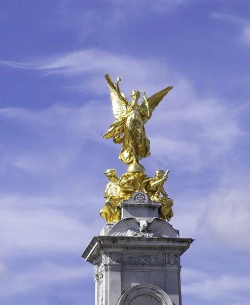 Londýn Spojené Království Srpna 2019 Památník Viktorie Před Buckinghamským Palácem — Stock fotografie