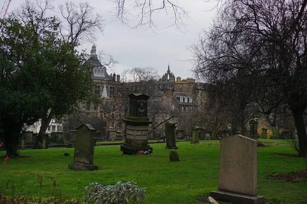 Edinburgh Regno Unito Feb 2020 Cimitero Del Cimitero Edimburgo — Foto Stock