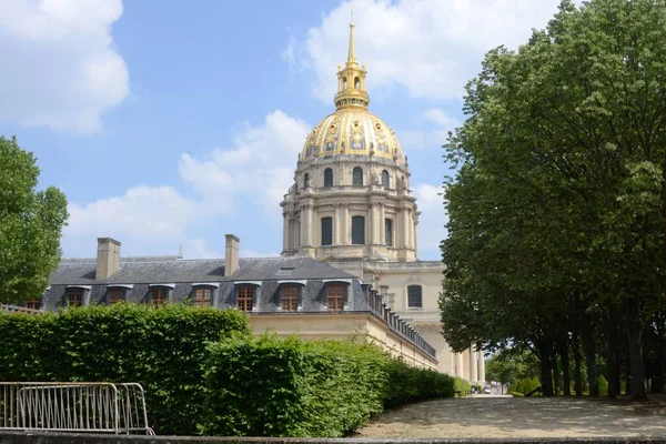 Krásný Záběr Les Invalides Paříži Francie Dne — Stock fotografie