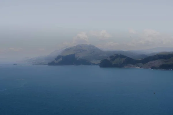 Eine Panoramische Aufnahme Von Inseln Die Vom Meer Umgeben Sind — Stockfoto