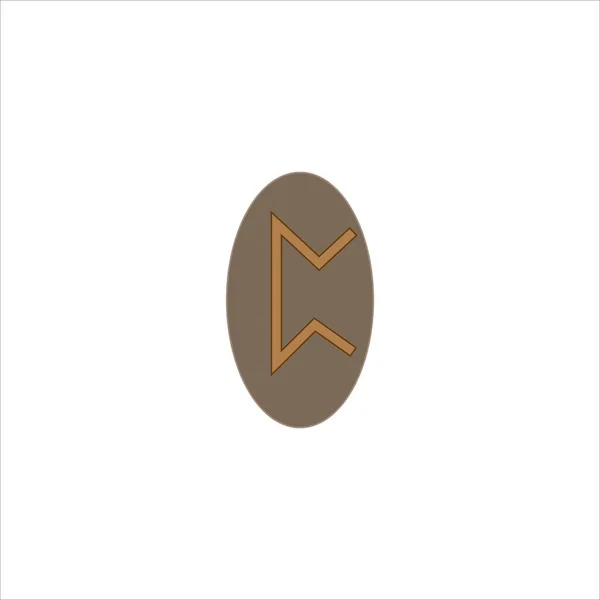 Een Illustratie Van Perth Viking Rune Symbool Voor Web Mobiel — Stockfoto