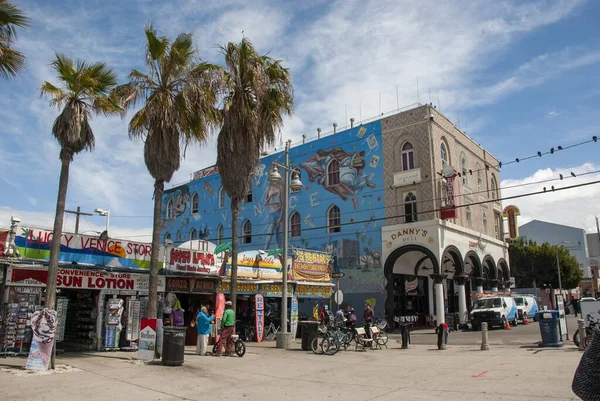 Los Angeles Ηνωμένες Πολιτείες Μαΐου 2016 Famous Venice Beach Boardwalk — Φωτογραφία Αρχείου