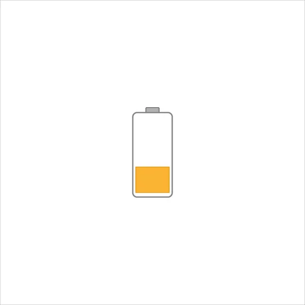 Outline Battery Icon Design Isolated White Background — Stock Photo, Image