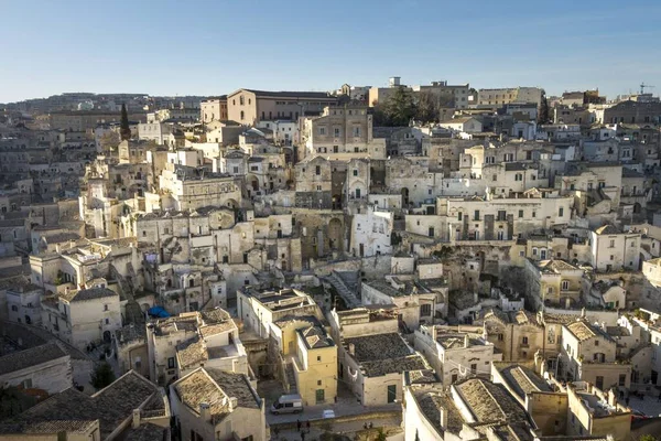 Una Hermosa Foto Matera Capital Europea Cultura Basilicata Italia — Foto de Stock