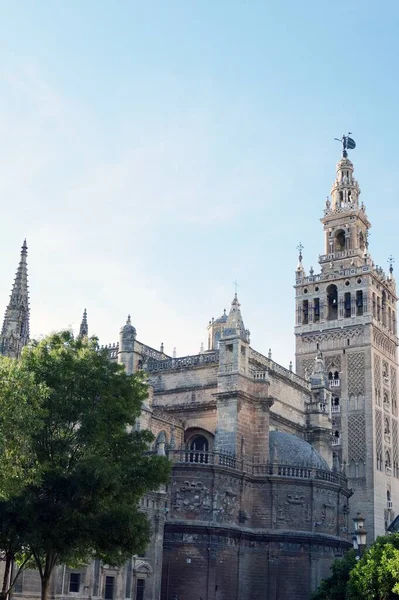 Una Vista Mozzafiato Sulla Cattedrale Siviglia Spagna — Foto Stock