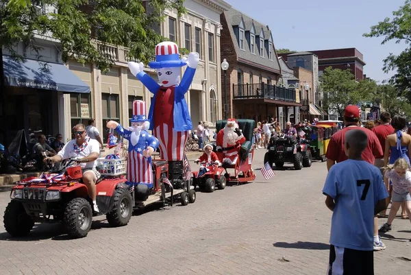 Charles Förenade Staterna Jul 2008 Fjärde Juli Parad Main Street — Stockfoto