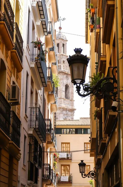 Vertical Shot Streets Autonomous Community Valencia Spain — Stock Photo, Image