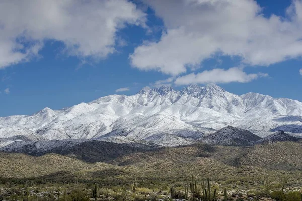 Görüntü Arizona Nın Sonoran Çölü Ndeki Mazatzal Dağları Ndaki Ünlü — Stok fotoğraf